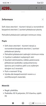 Přebalovací závěsný pult - 2