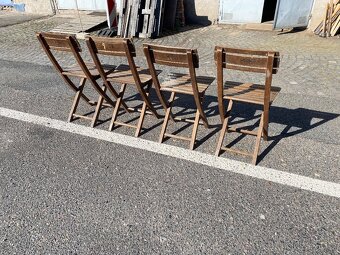 Staré skládací židle - 2