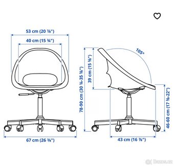 Otočná židle Ikea - 2