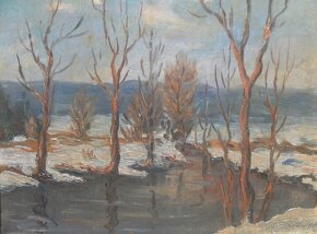 Stanislav Svoboda - Předjaří na potoce. - 2