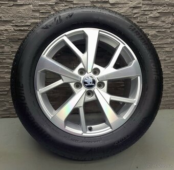 18" Originál Audi Q3 Kodiaq Tiguan 5x112 pneu Bridgestone - 2