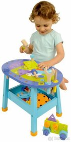 Boikido interaktivní stolek Malý konstruktér - dřevěný - 2