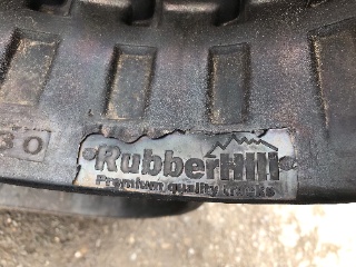 Gumove pásy na stavební stroj (minibagr, bagr, dumper) - 2