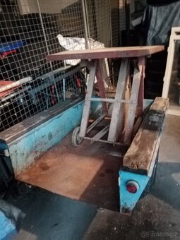 Vozík za teru, rám kolebkove cirkularky. - 2