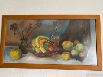 Ručně malovaný obraz ovoce - 2