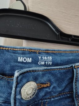 Džíny, dívčí, vel.170, mom style - 2