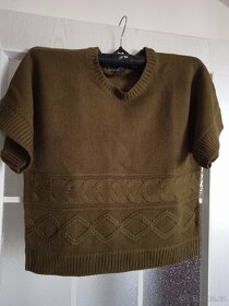 Pletený svetr -vesta vel XL - 2