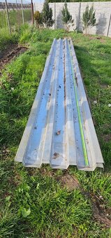 Trapezovy plech 67x600cm/67x250cm pozink - 2