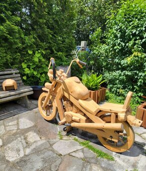 Dřevěná motorka - 2