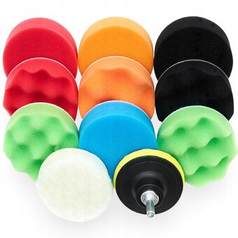 SADA 18ks NA LEŠTĚNÍ LAKU AUTA K2 ULTRA CUT TURBO PRO - 2