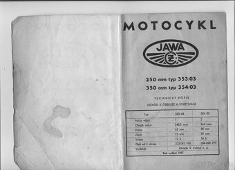 Jawa 250/350 přední tlumič r.v.: 1957 ("uloženka"?) - 2