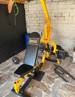 Powertec hrudnik, chrbat + 150kg - 2