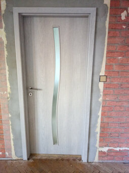2x Interiérové dveře 80cm L Solodoor včetně obložek a kování - 2