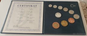 Sada mincí ČR 1997 proof v semišovém obalu - 2