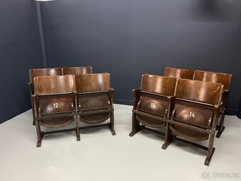 Retro celodřevěné kinolavice Ton - 2