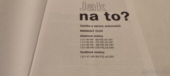 RENAULT Clio 1 - příručka na opravy a údržbu - manuál - 2