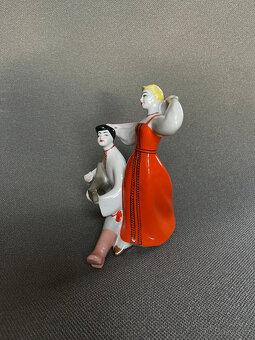 Porcelánová soška Ruský tanec 16.5 cm, Polonne USSR - 2