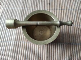 Hmoždíř mosazný - retro - 2