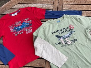 Trička dlouhý rukáv, vel, 140 - 2