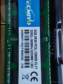 Paměť RAM 16GB  DDR3L SO-DIMM - 2