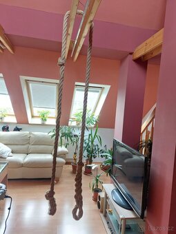 Šplhací lano 4.5m s okem - 2