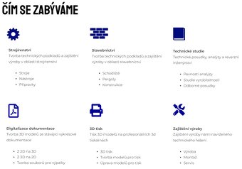 KDS Engineering - Výkresová dokumentace, 3D modely, 3D tisk - 2