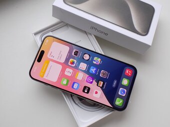 APPLE iPhone 15 Pro MAX 512GB Přírodní Titan-ZÁRUKA-TOP STAV - 2