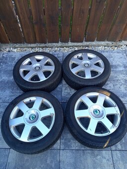 Originál Škoda Alu kola 5x112r16 - 2