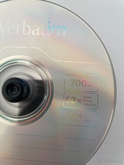 48 ks CD-R Verbatim700MB, 52x, 80min - 2