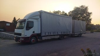 DAF LF 45.170 shrnovačka 15 pal. + Vlek Agados Dona DPH - 2