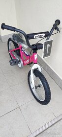 Nové -  lehké dětské kolo Pidapi 16" DURAL růžová/magenta - 2