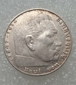 2 Reichsmark 1936 J (Říšská 2 marka) - 2