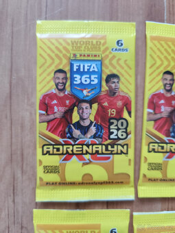 Fotbalové kartičky Adrenalyn - Fifa 365 2026 - Balíčky - 2