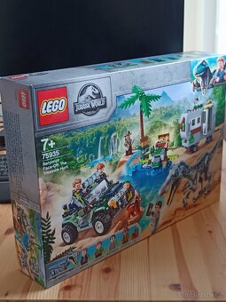 ☘️ LEGO JURSKÝ SVĚT 75935 Setkání s Baryonyxem: Hon za ... - 2