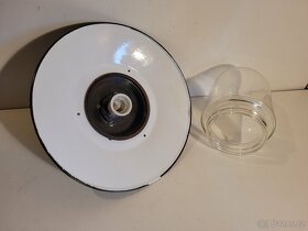 industriální bakelitová lampa, lustr, až 3 ks - 2