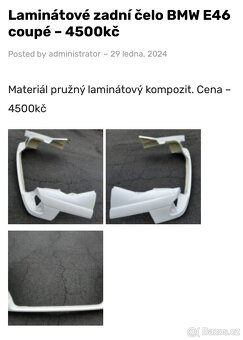 Body kit e46 coupe - 2