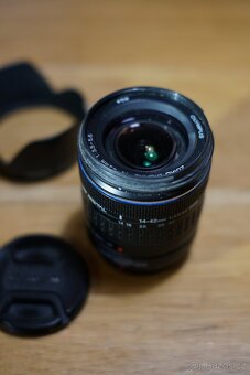 objektiv Olympus 14-42mm 1:3.5-5.6 4/3 + adaptér - 2