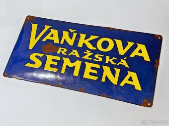 Stará smaltovaná cedule - 2