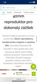 Nová bezdrátová sluchátka Panasonic RB-HF520BE-K - 2