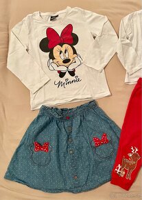 Dívčí vánoční sourozenecký set Minnie vel. 92 a 122 - 2