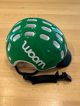 Prodám dětskou helmu WOOM – zelená, velikost S - 2