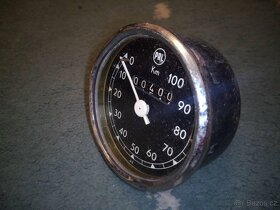 Levotočivý tachometr PAL do 100km/h Tatra,Aero,Škoda - 2