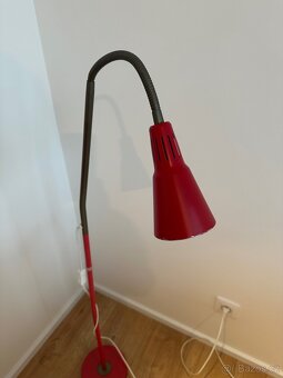 Lampička ikea červená - 2