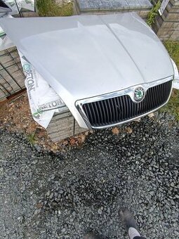 Kapota Škoda Octavia 2 stříbrná metalíza 9156 - 2