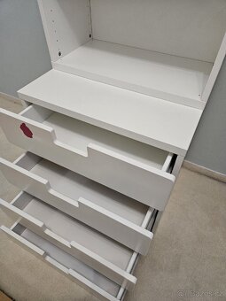 REZERVACE - Skříňka IKEA Stuva + 2 modrá čela k šuplíkům - 2