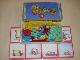 Retro kostky TOFA Abeceda Chemoplast,Tatra stavebnice Seva A - 2