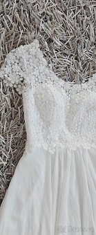 Nové popůlnoční svatební šaty vel m/l - 2
