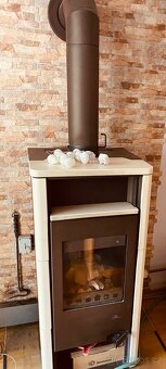 Nabízím krbové kamna ROMOTOP + akumulační nádrž - 2
