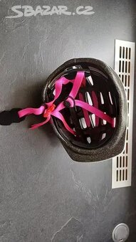 Přilba na kolo růžová, vel. S/M 50-54 cm - 2