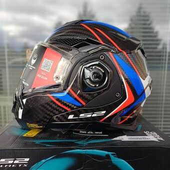 Silniční překlápěcí přilba LS2 ADVANT X CARBON FUTURE II - 2